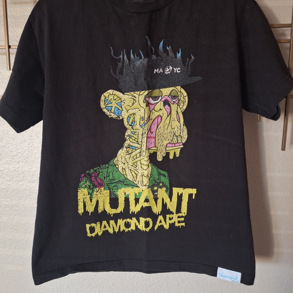 Diamond Supply Co. Black Tee with Mutant Ape Graphic